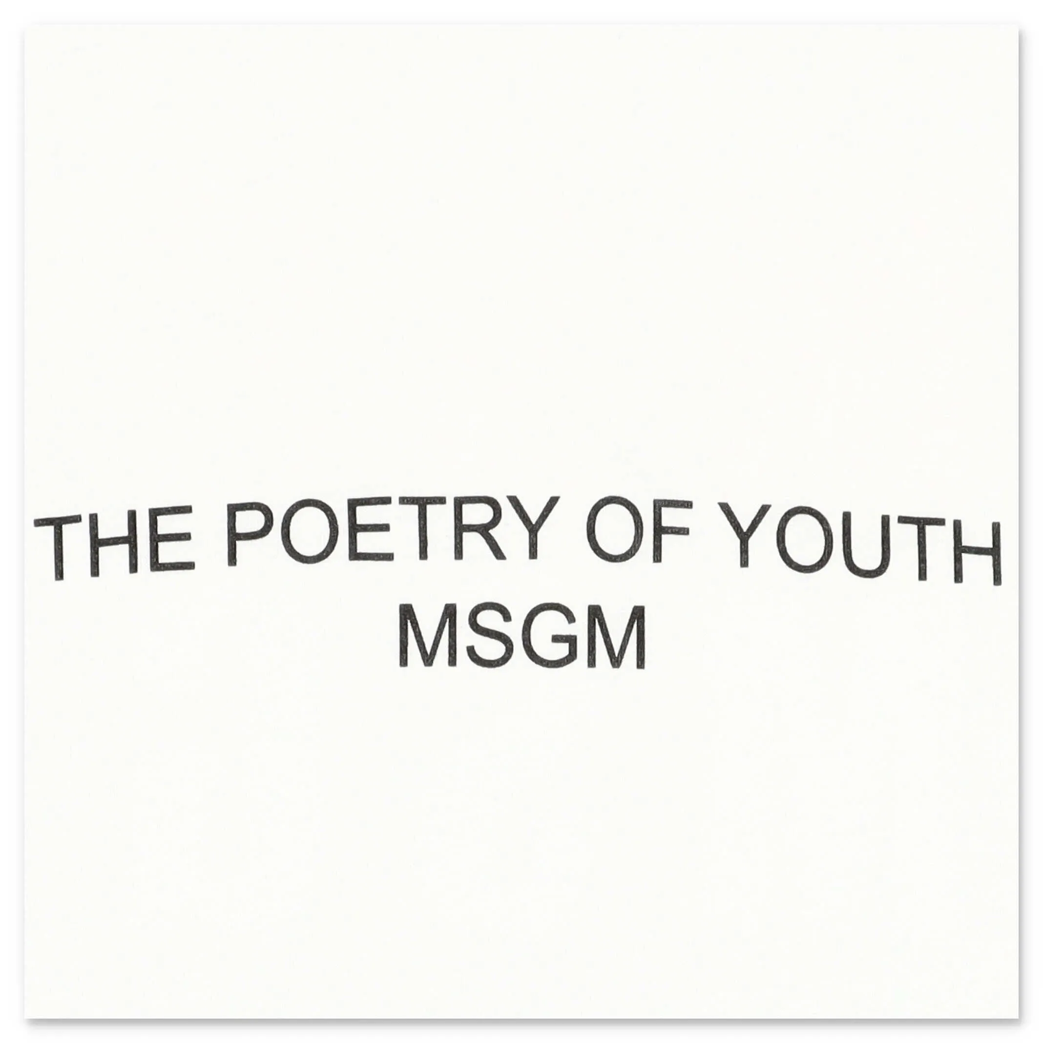 MSGM Kids Slogan Printed T-Shirt