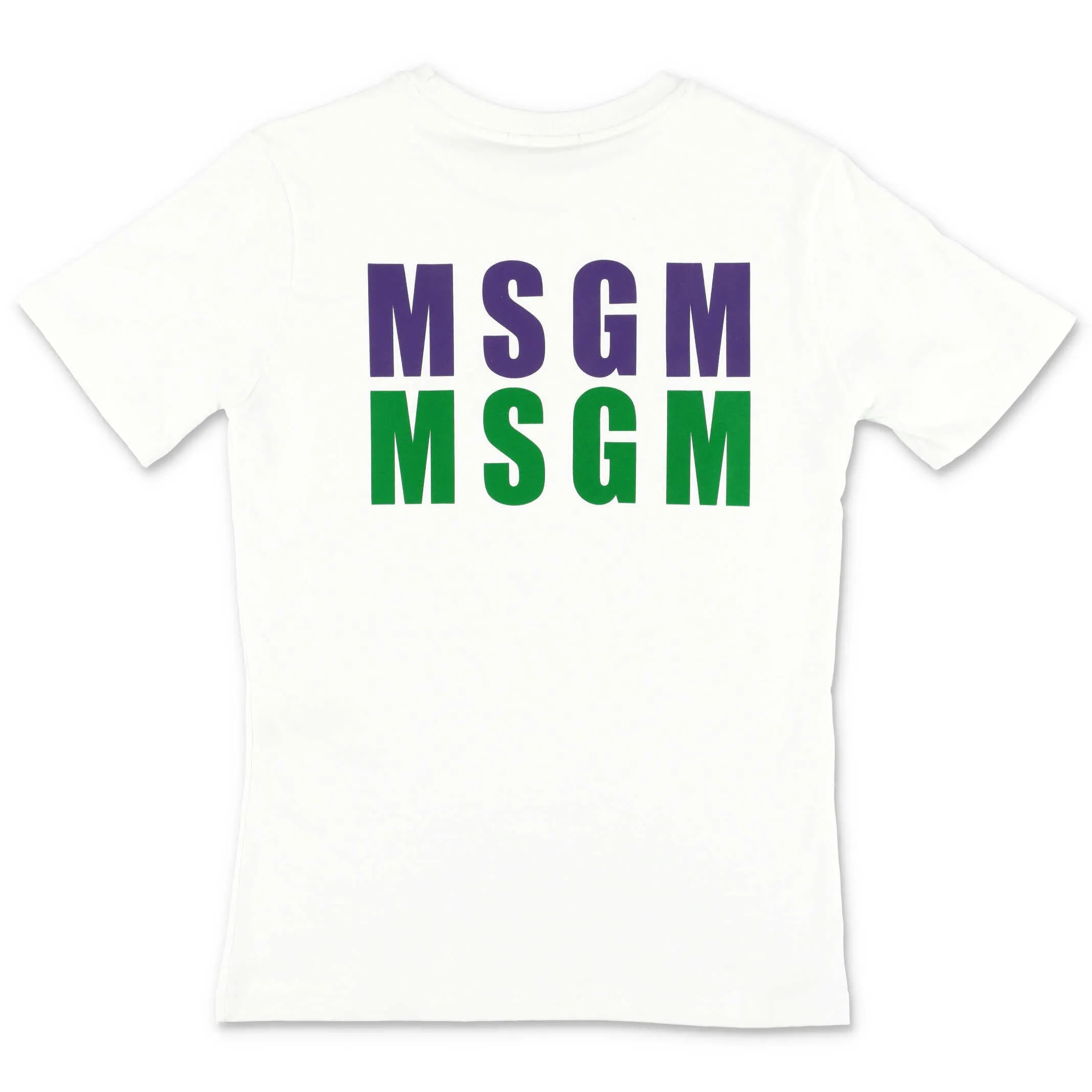 MSGM Kids Slogan Printed T-Shirt