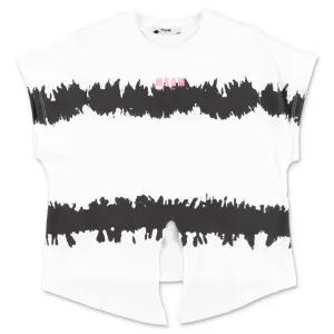 MSGM Kids Tie Dye Printed T-Shirt