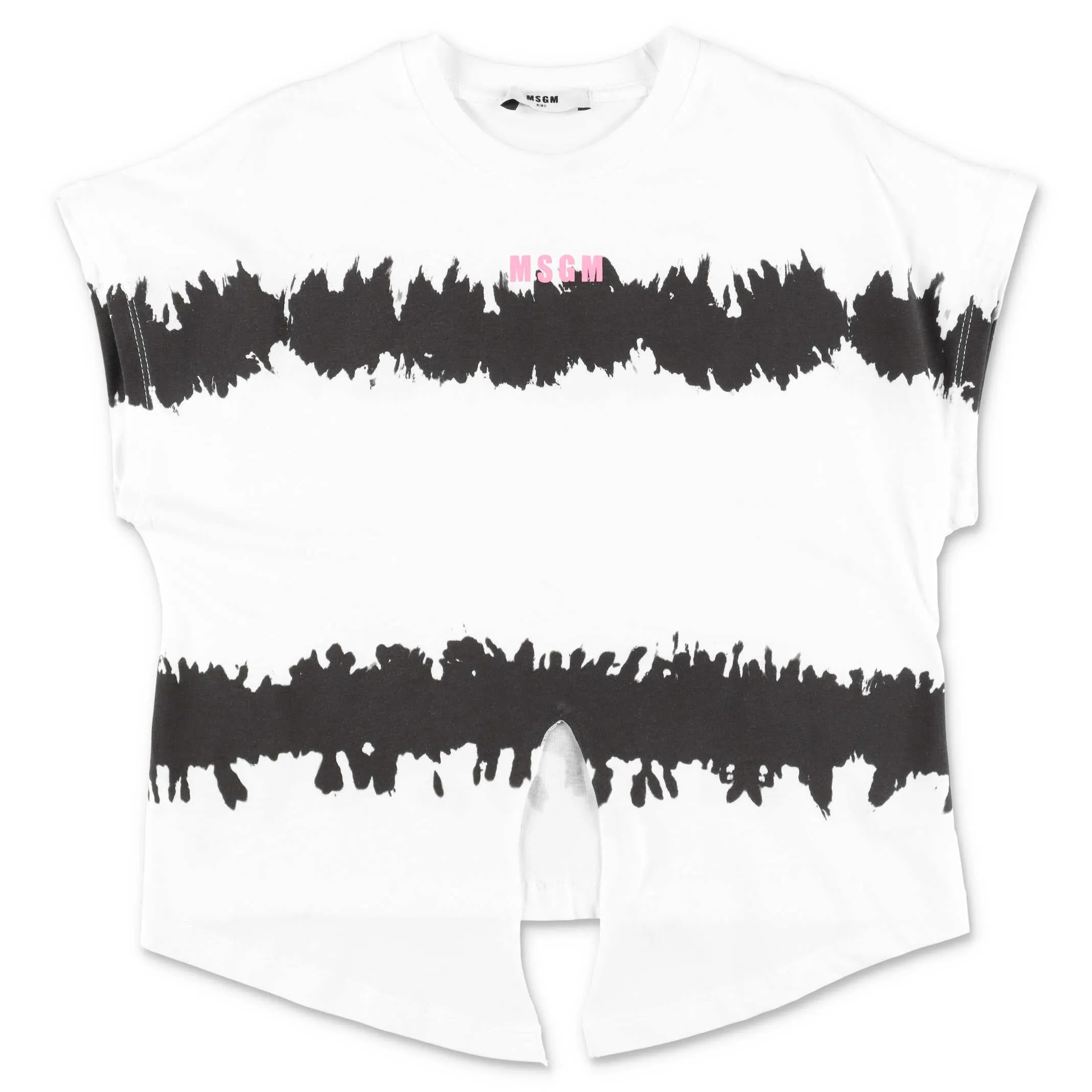 MSGM Kids Tie Dye Printed T-Shirt