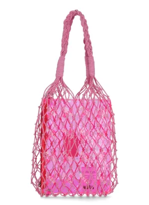 MSGM Kids Woven Tote Bag