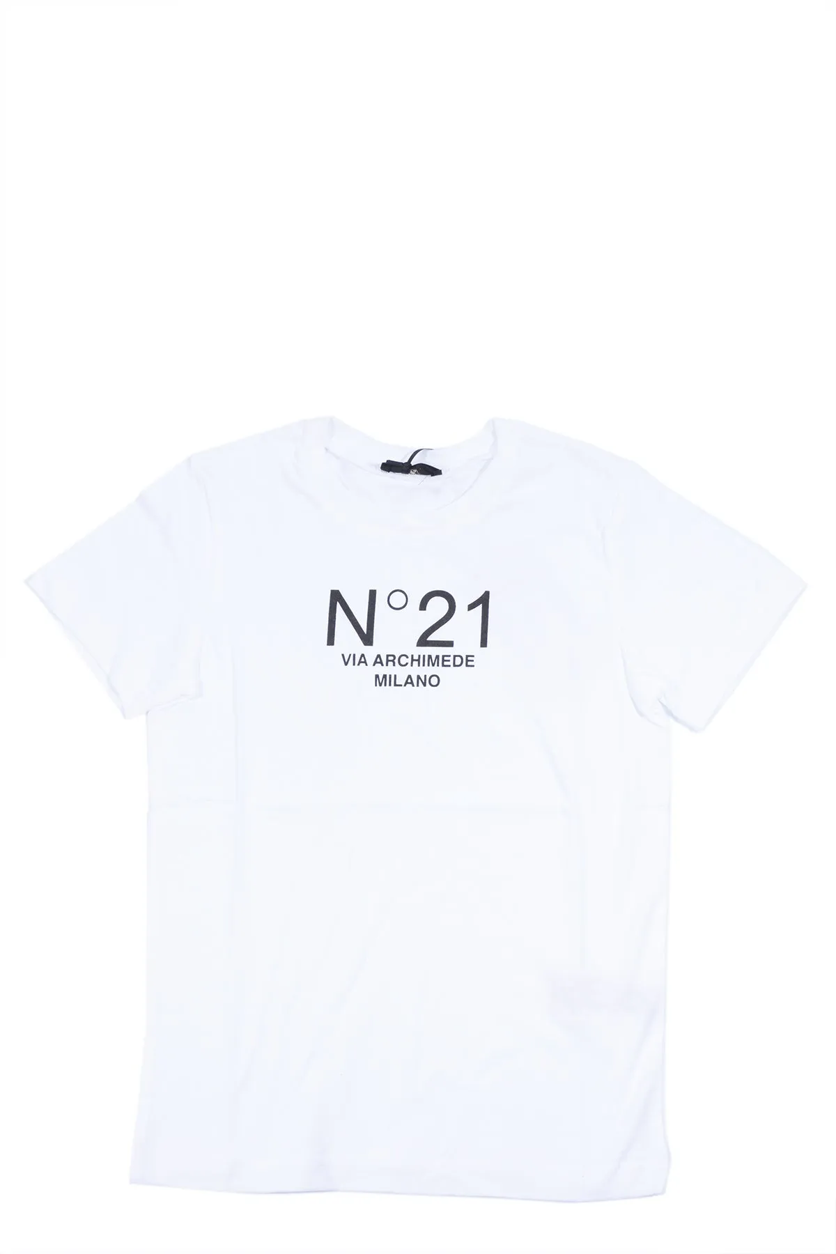 N21 Kids Logo Print Crewneck T-Shirt