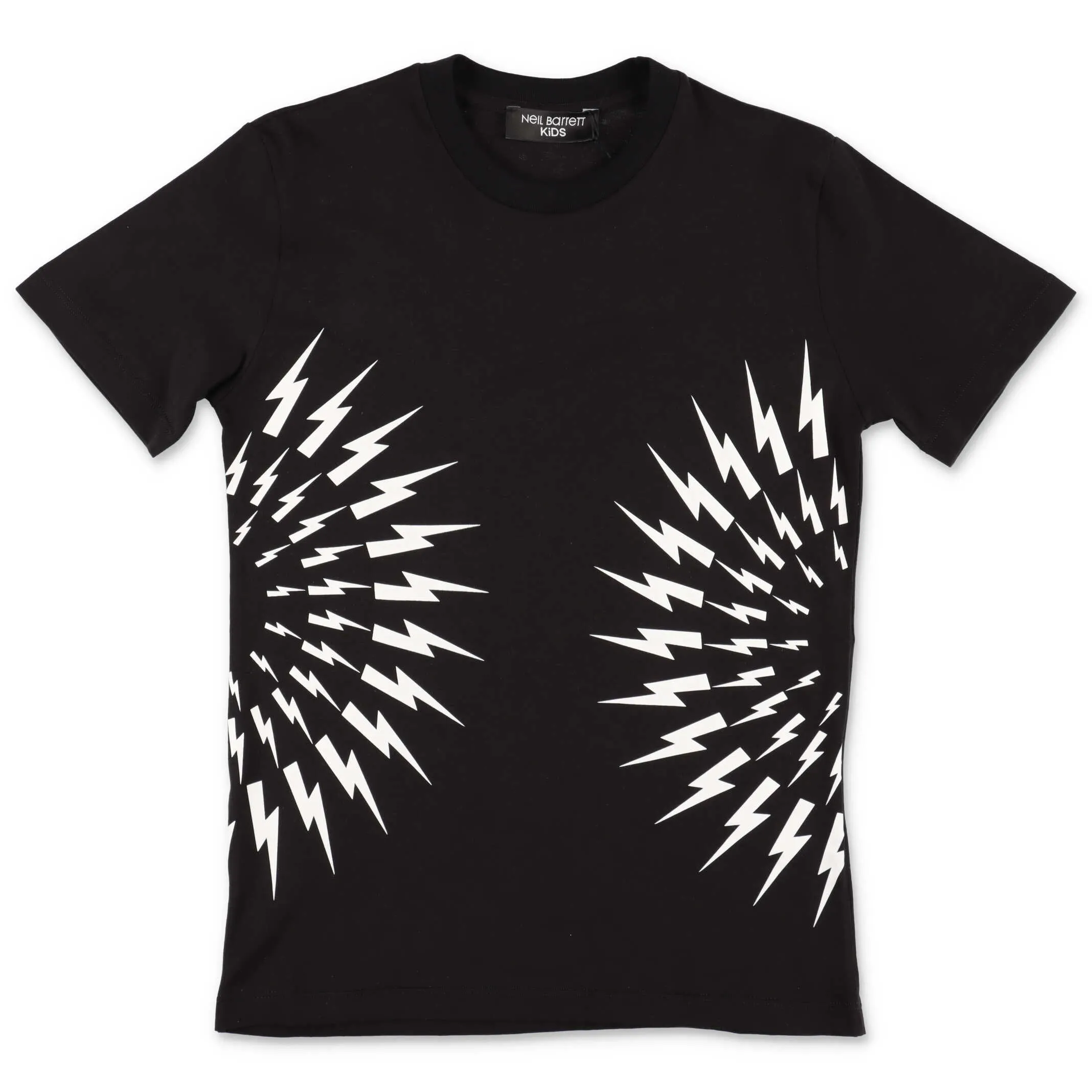 Neil Barrett Kids Lightning Bolt Printed T-Shirt