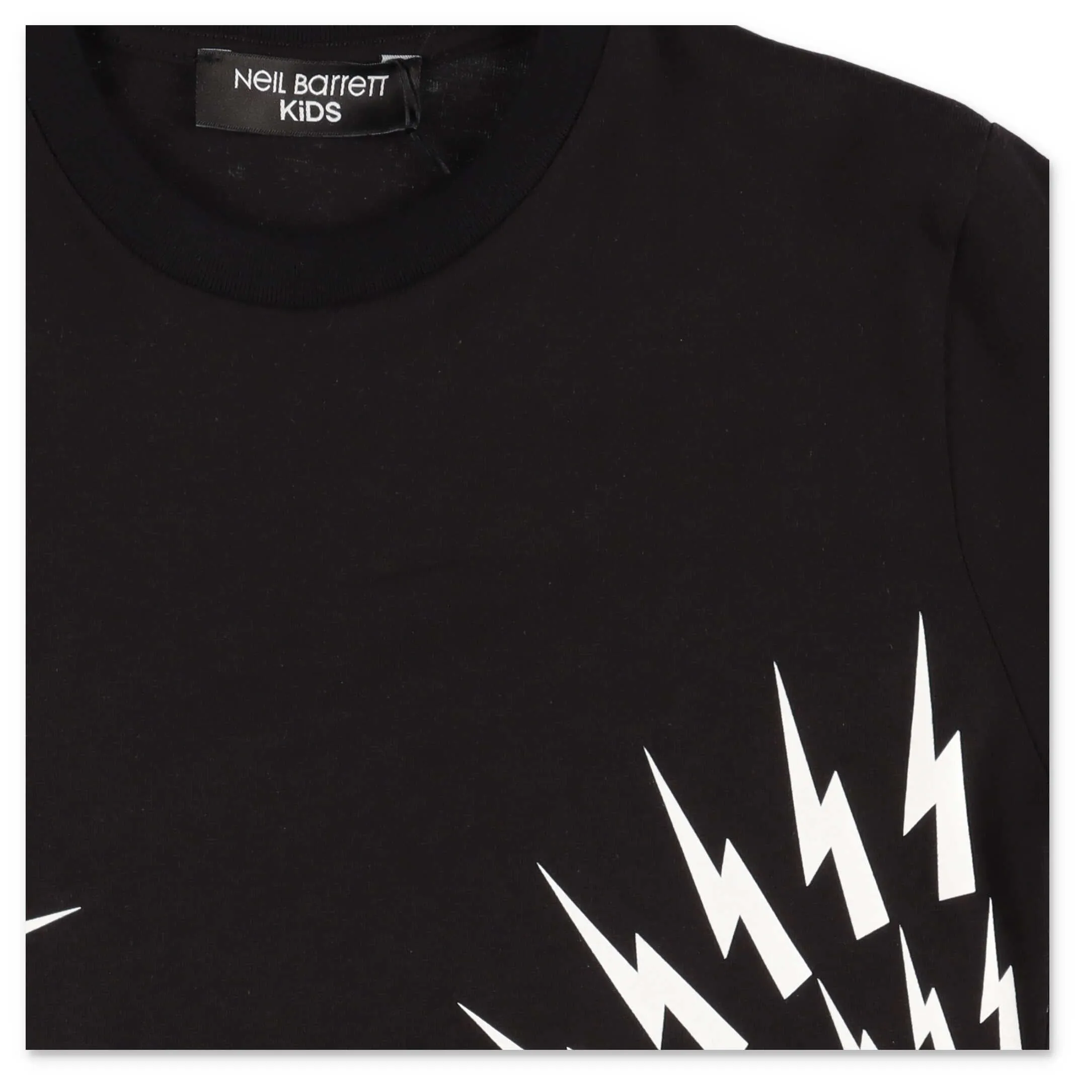 Neil Barrett Kids Lightning Bolt Printed T-Shirt