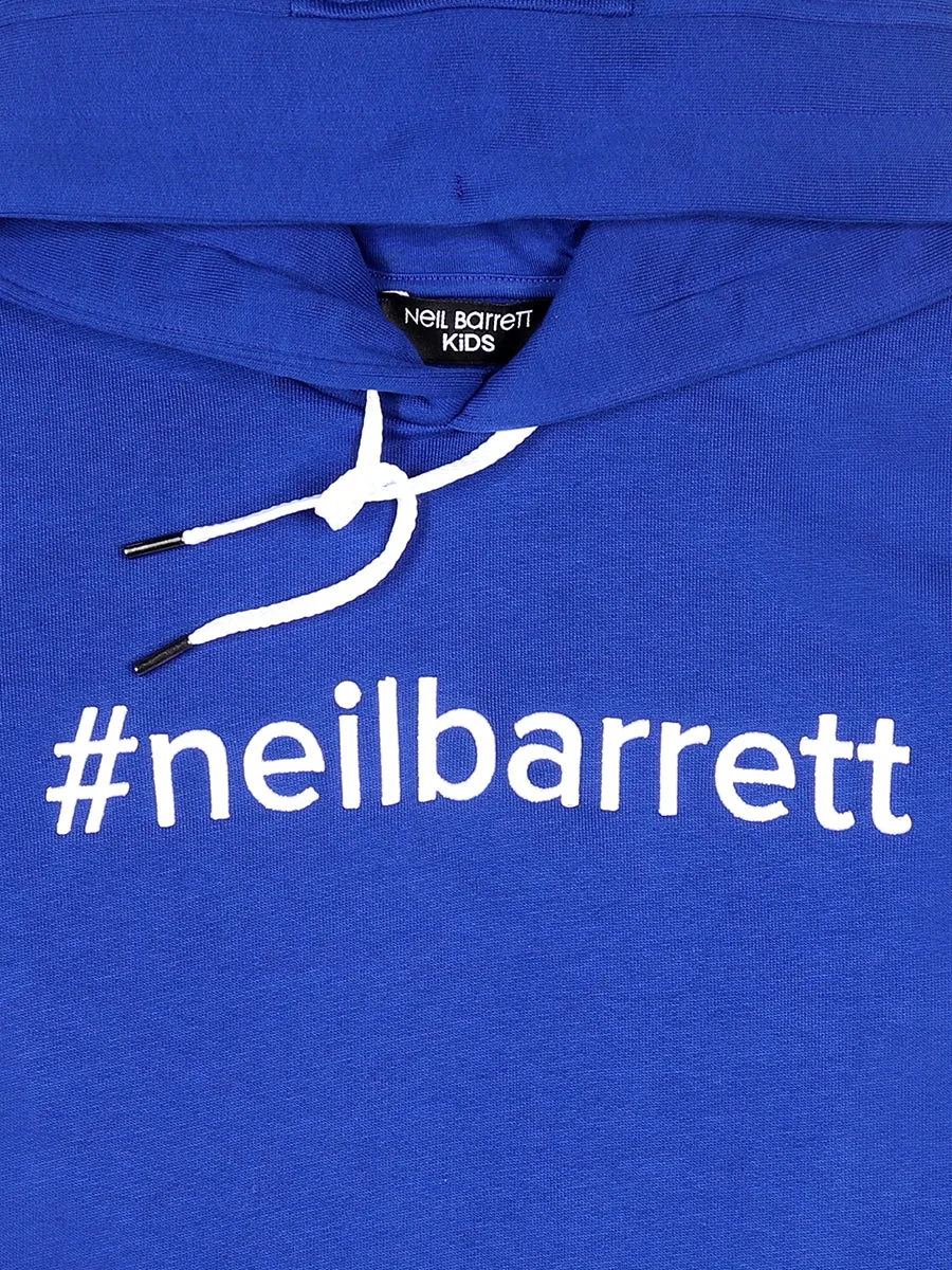 Neil Barrett Kids Logo Print Hoodie