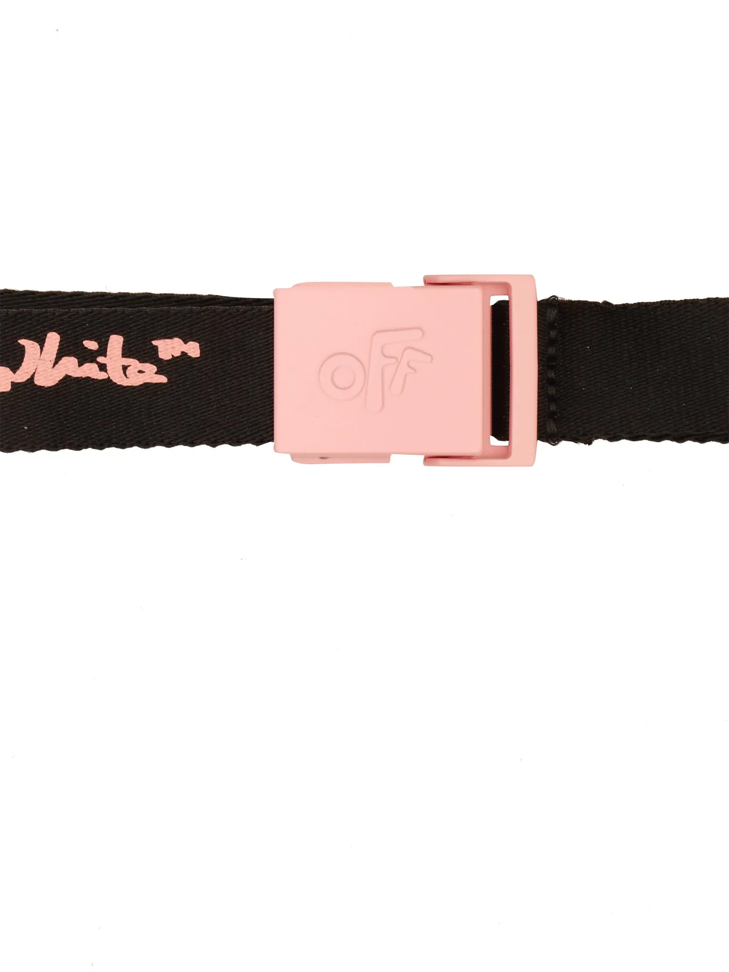 Off-White Kids Allover Logo Printed Buckled Belt