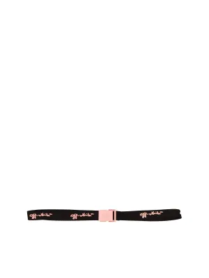 Off-White Kids Allover Logo Printed Buckled Belt