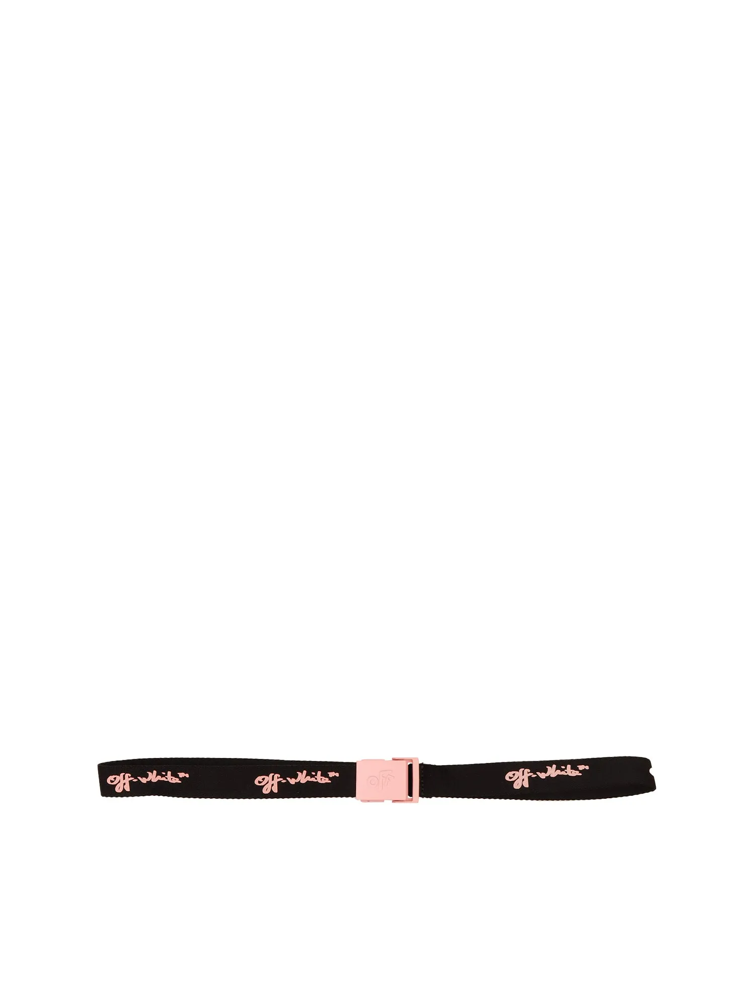 Off-White Kids Allover Logo Printed Buckled Belt