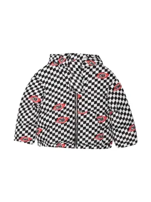 Off-White Kids Allover Printed Hooded Jacket