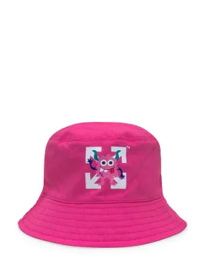 Off-White Kids Graphic Printed Bucket Hat