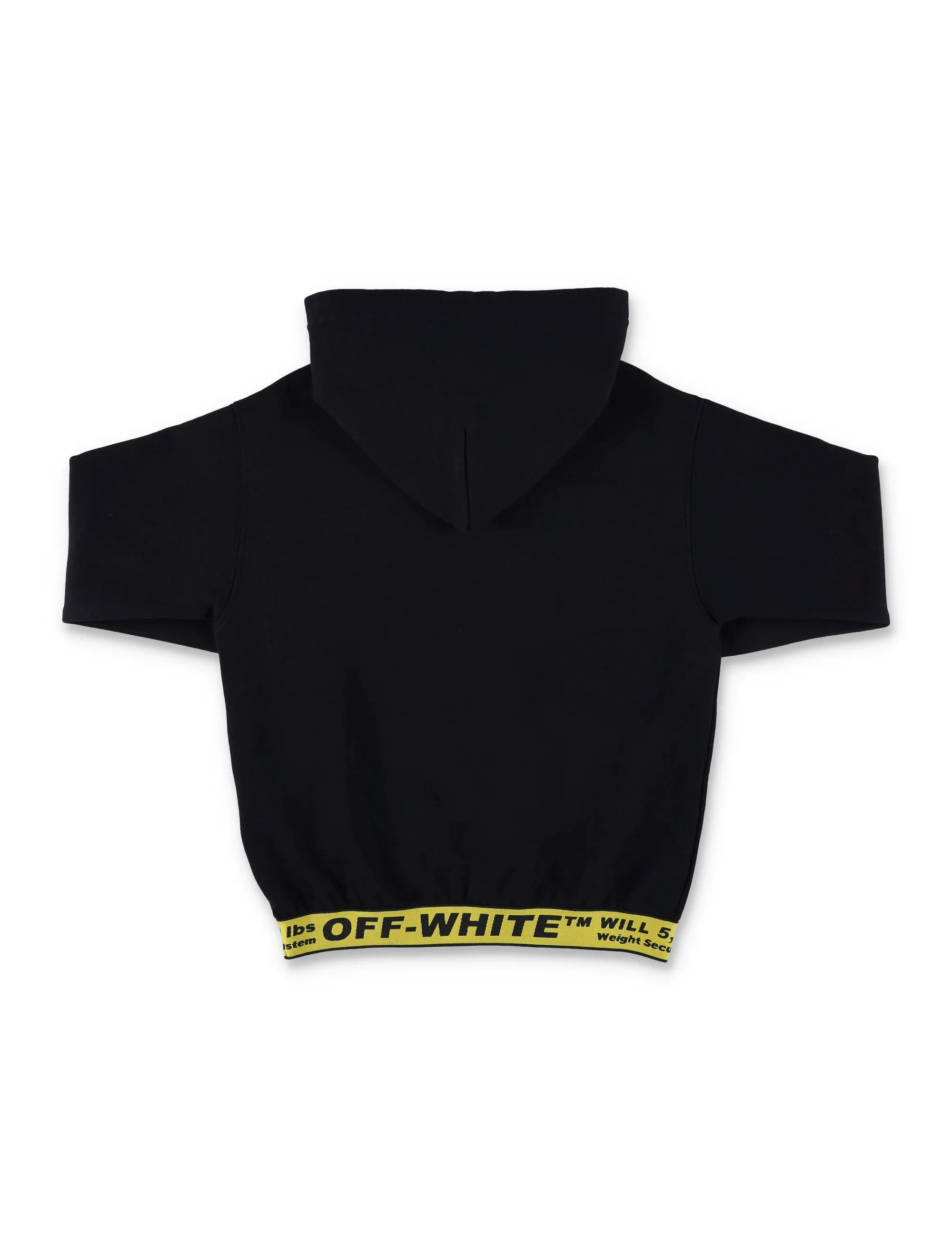 Off-White Kids Logo Embroidered Long Sleeved Hoodie