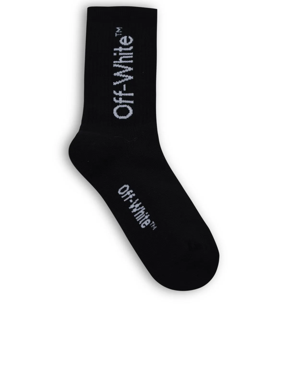 Off-White Kids Logo Intarsia Socks