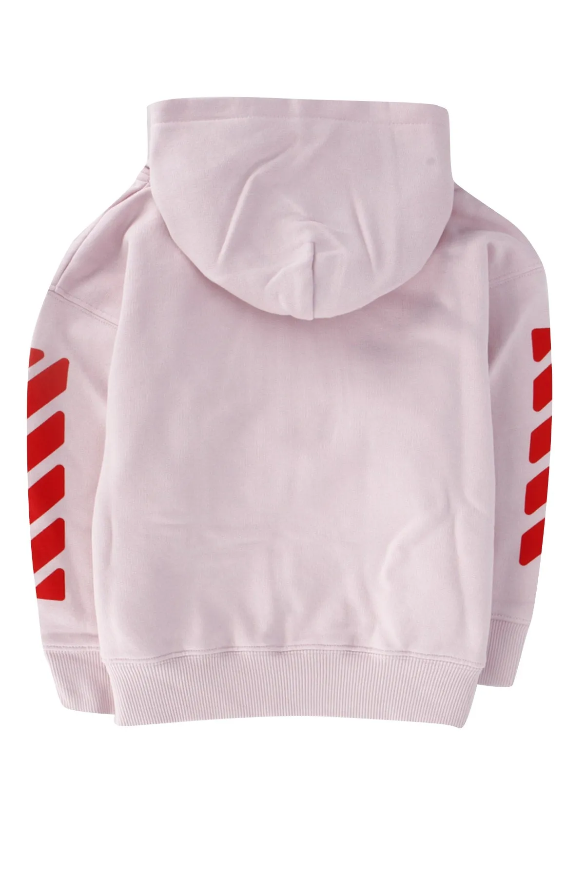 Off-White Kids Logo Print Zipped Hoodie