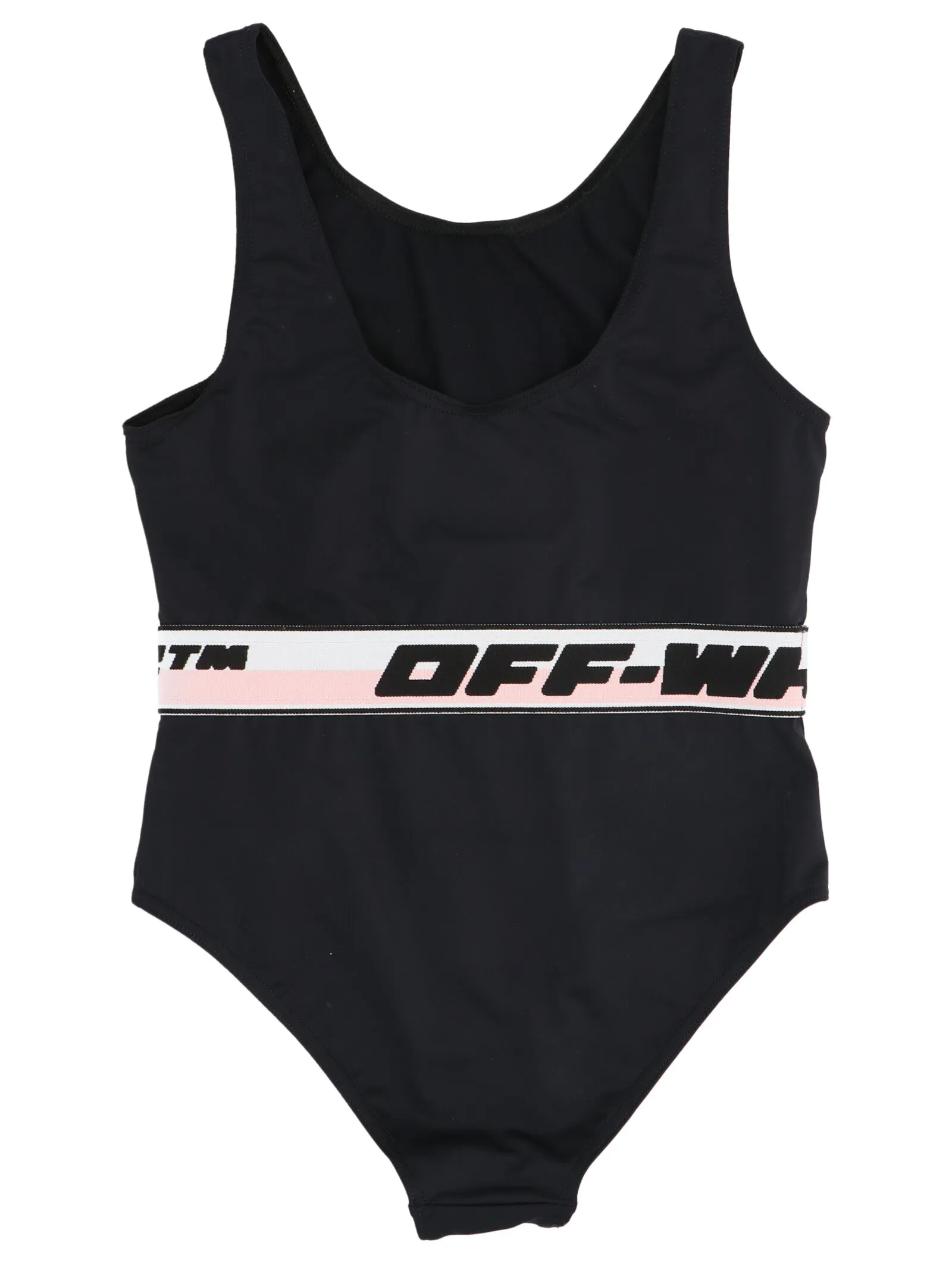 Off-White Kids Logo Tape Sleeveless Swimsuit