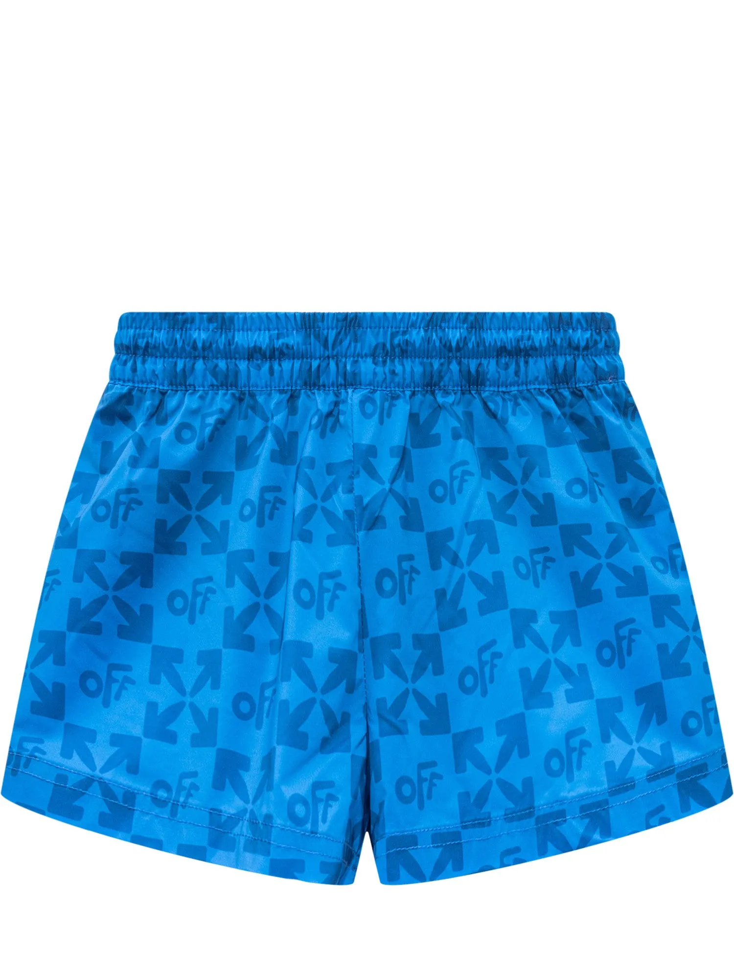 Off-White Kids Monogram Elastic Waist Swim Shorts