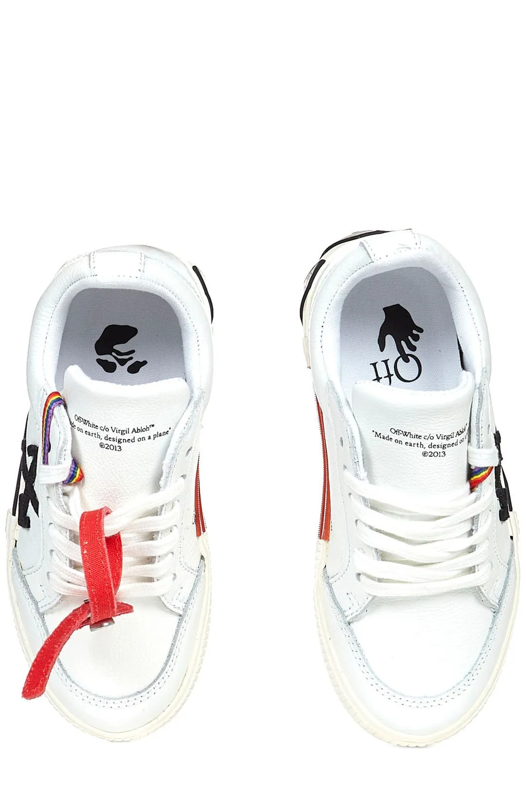Off-White Kids Vulcanized Lace-Up Sneakers