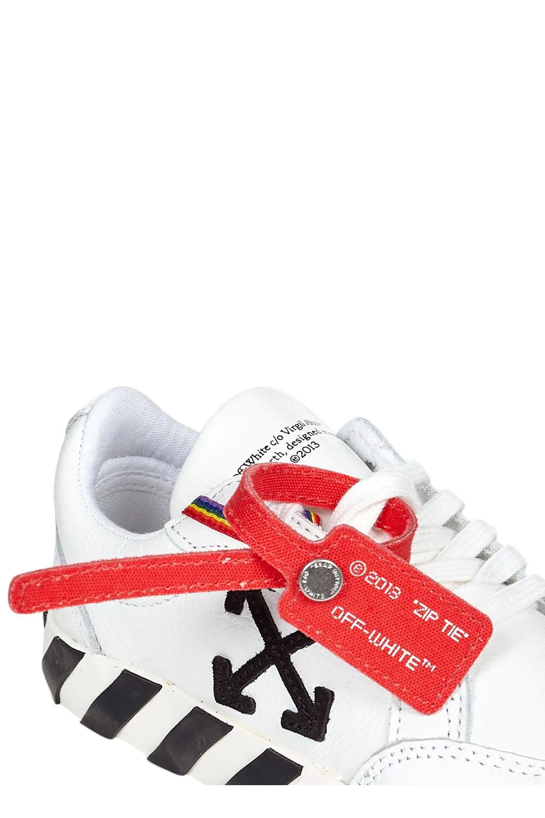 Off-White Kids Vulcanized Lace-Up Sneakers