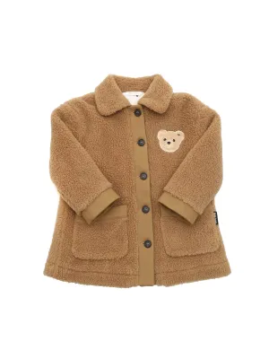 Palm Angels Kids Bear Motif Coat