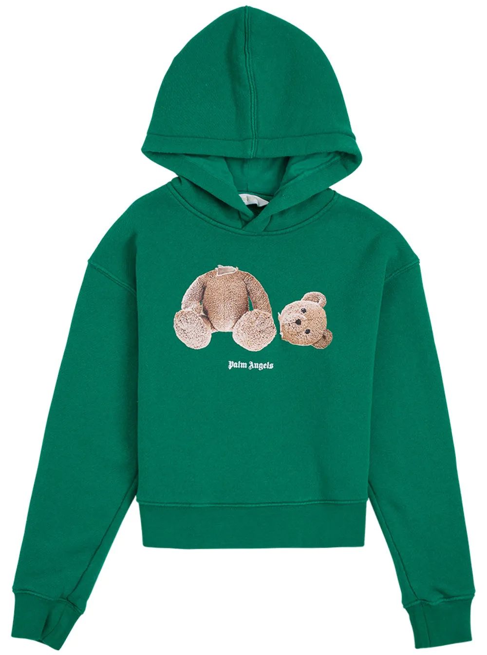 Palm Angels Kids Bear Motif Printed Hoodie