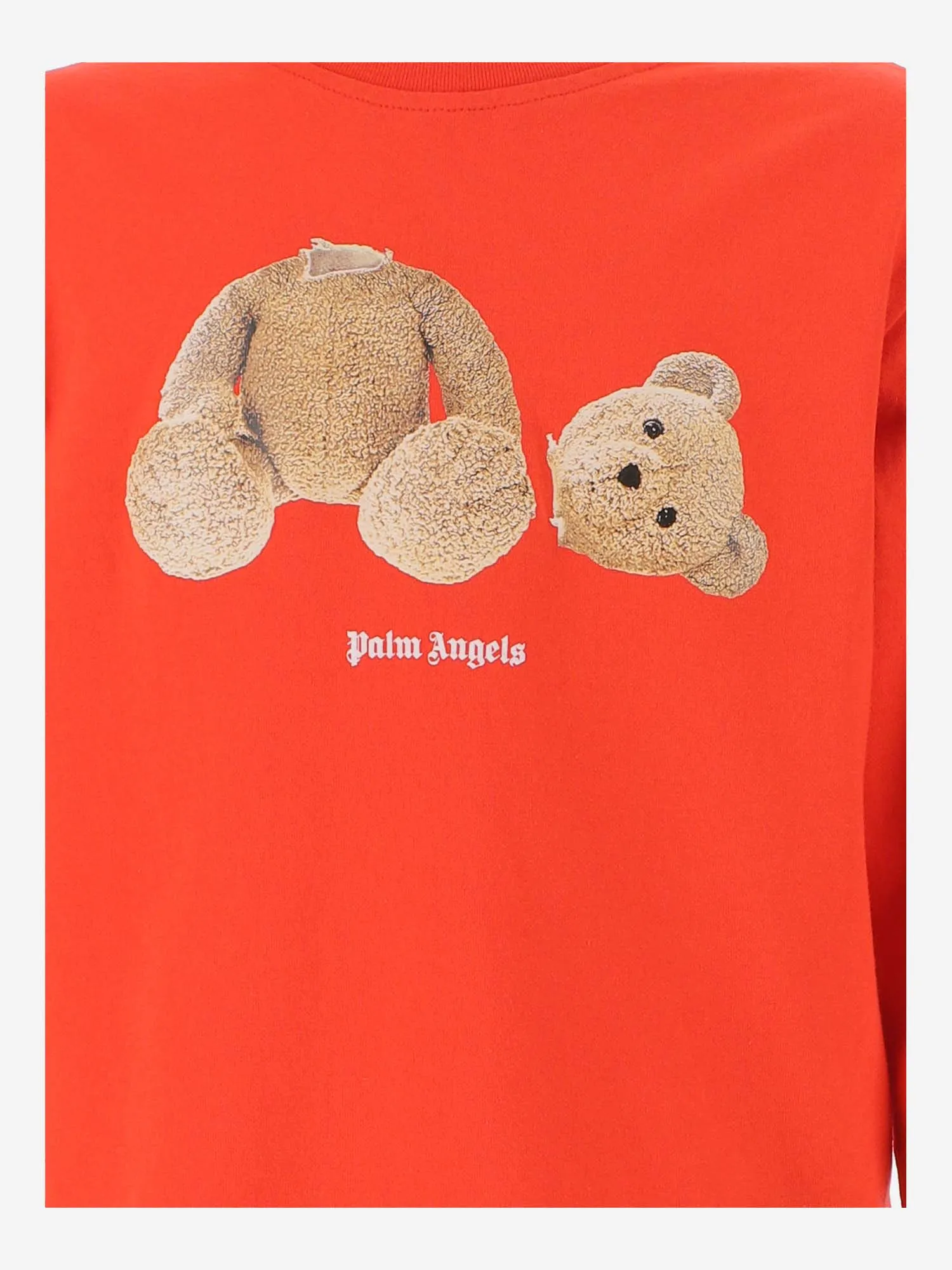 Palm Angels Kids Bear Print Long-Sleeve T-Shirt