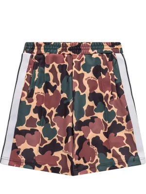 Palm Angels Kids Camouflage Print Track Shorts