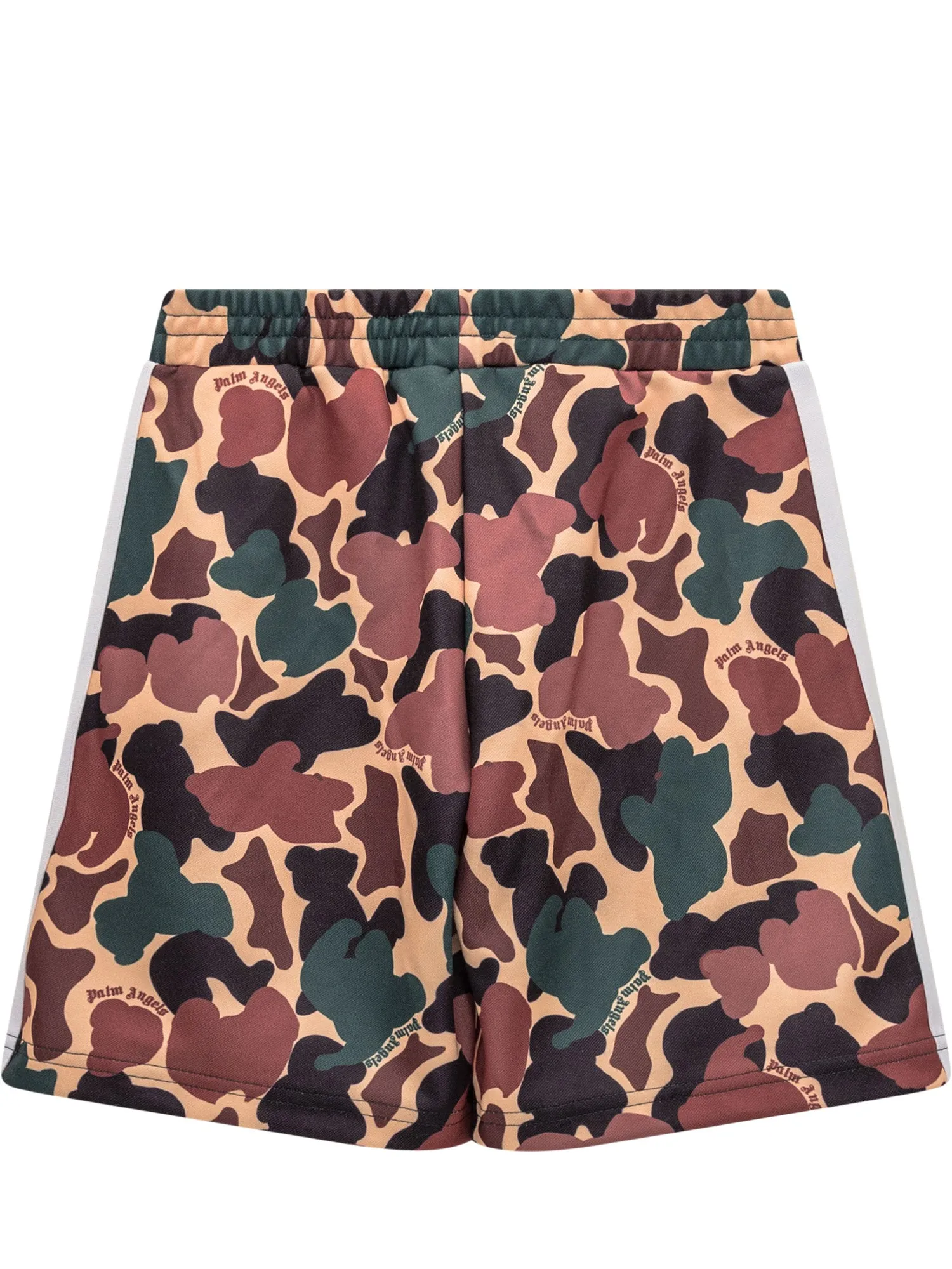 Palm Angels Kids Camouflage Print Track Shorts
