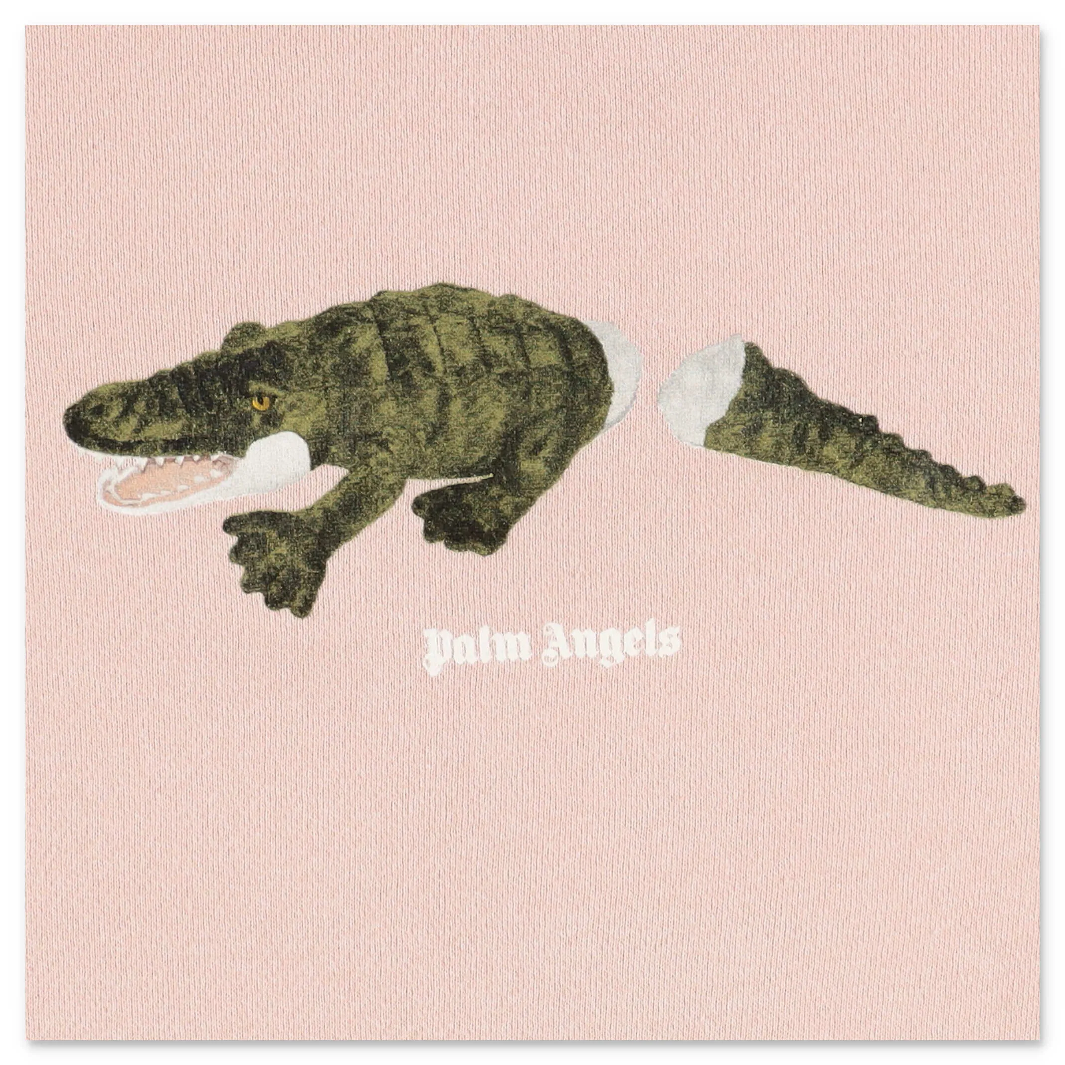 Palm Angels Kids Crocodile Print Crewneck Sweatshirt