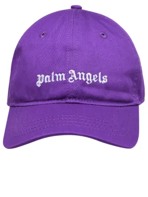 Palm Angels Kids Logo Embroidered Baseball Cap