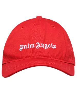 Palm Angels Kids Logo Embroidered Hat