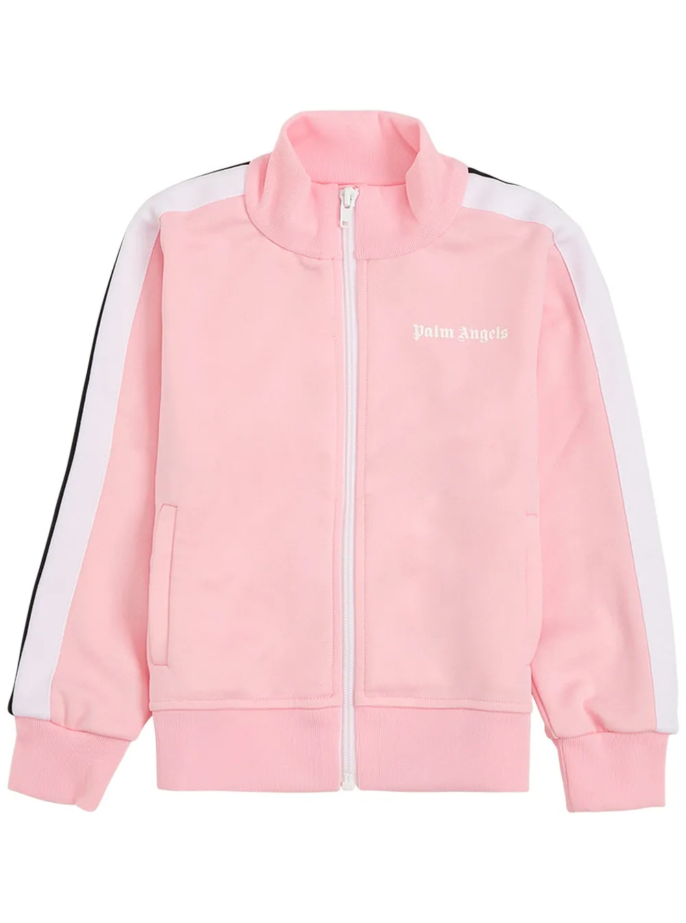 Palm Angels Kids Logo Embroidered Track Jacket