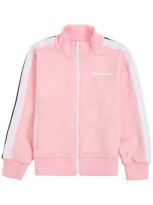Palm Angels Kids Logo Embroidered Track Jacket
