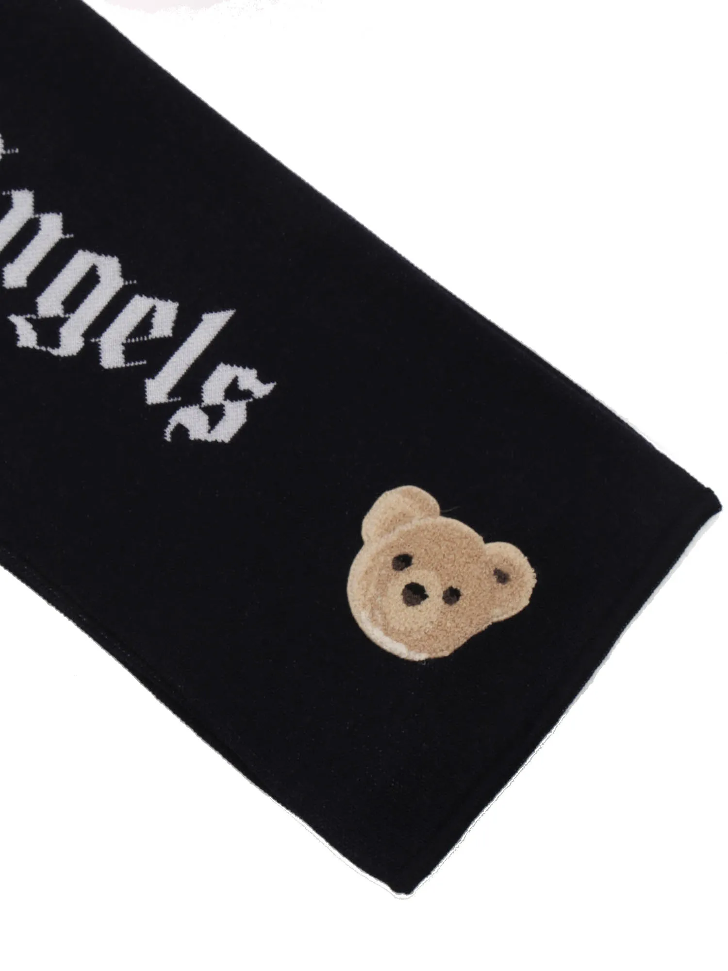 Palm Angels Kids Logo Intarsia Scarf