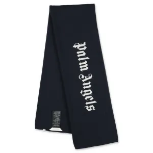 Palm Angels Kids Logo Intarsia Scarf