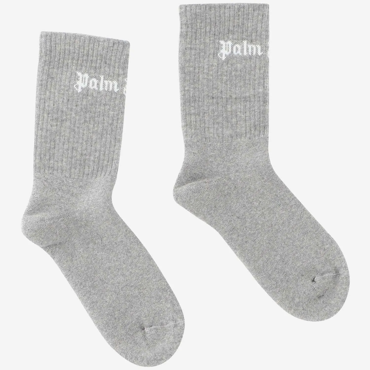 Palm Angels Kids Logo Intarsia Socks