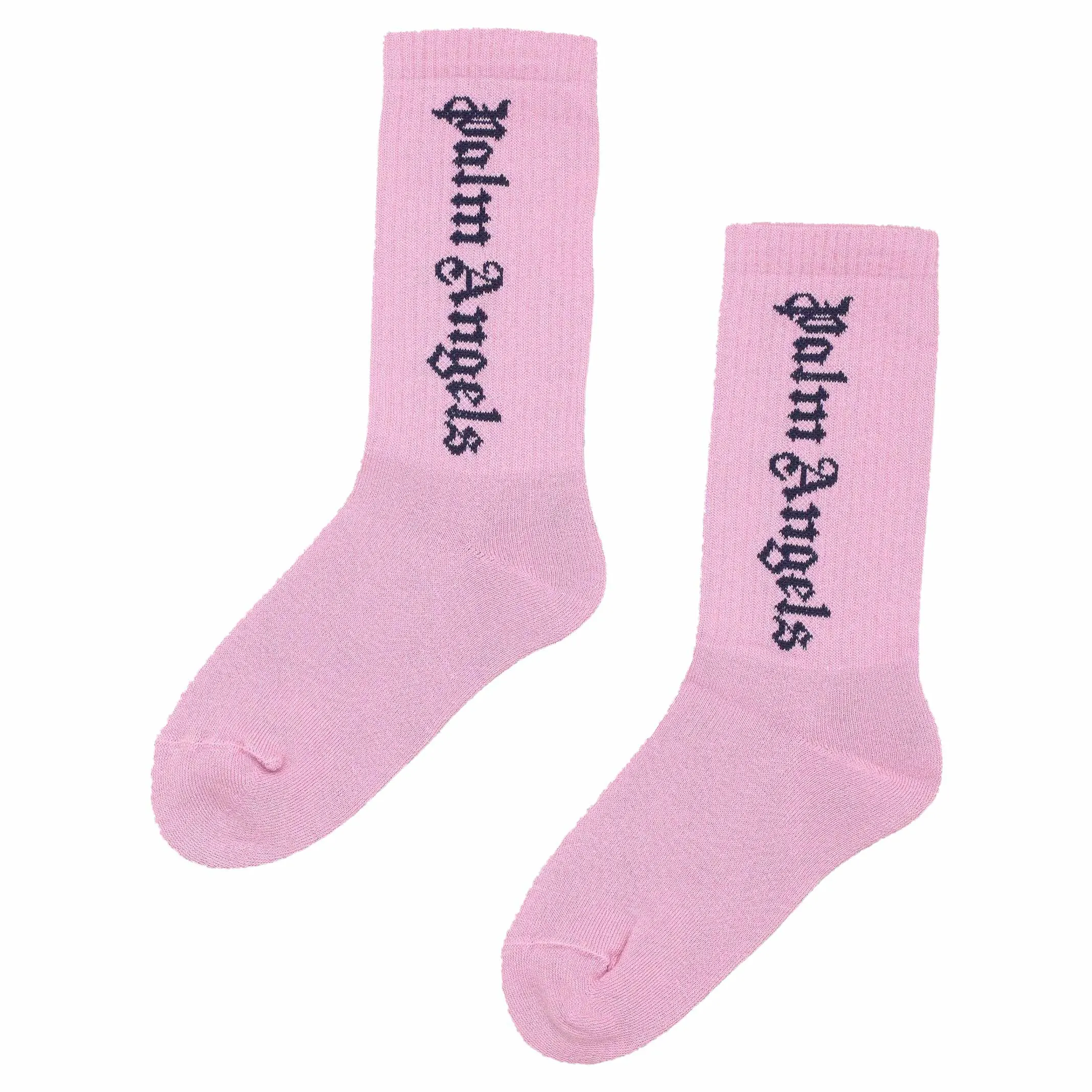 Palm Angels Kids Logo Intarsia Socks