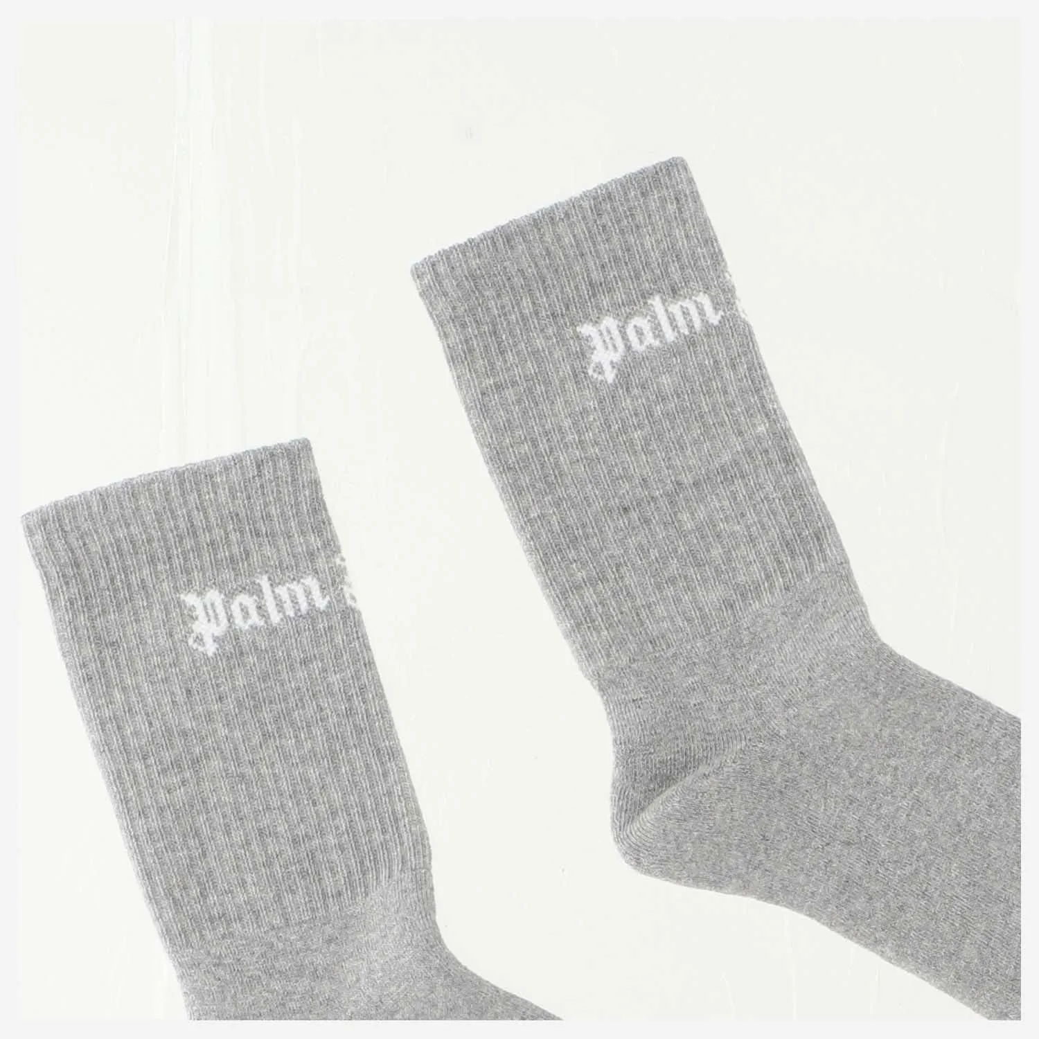Palm Angels Kids Logo Intarsia Socks