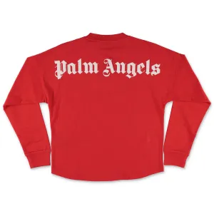 Palm Angels Kids Logo Print Crewneck Sweatshirt