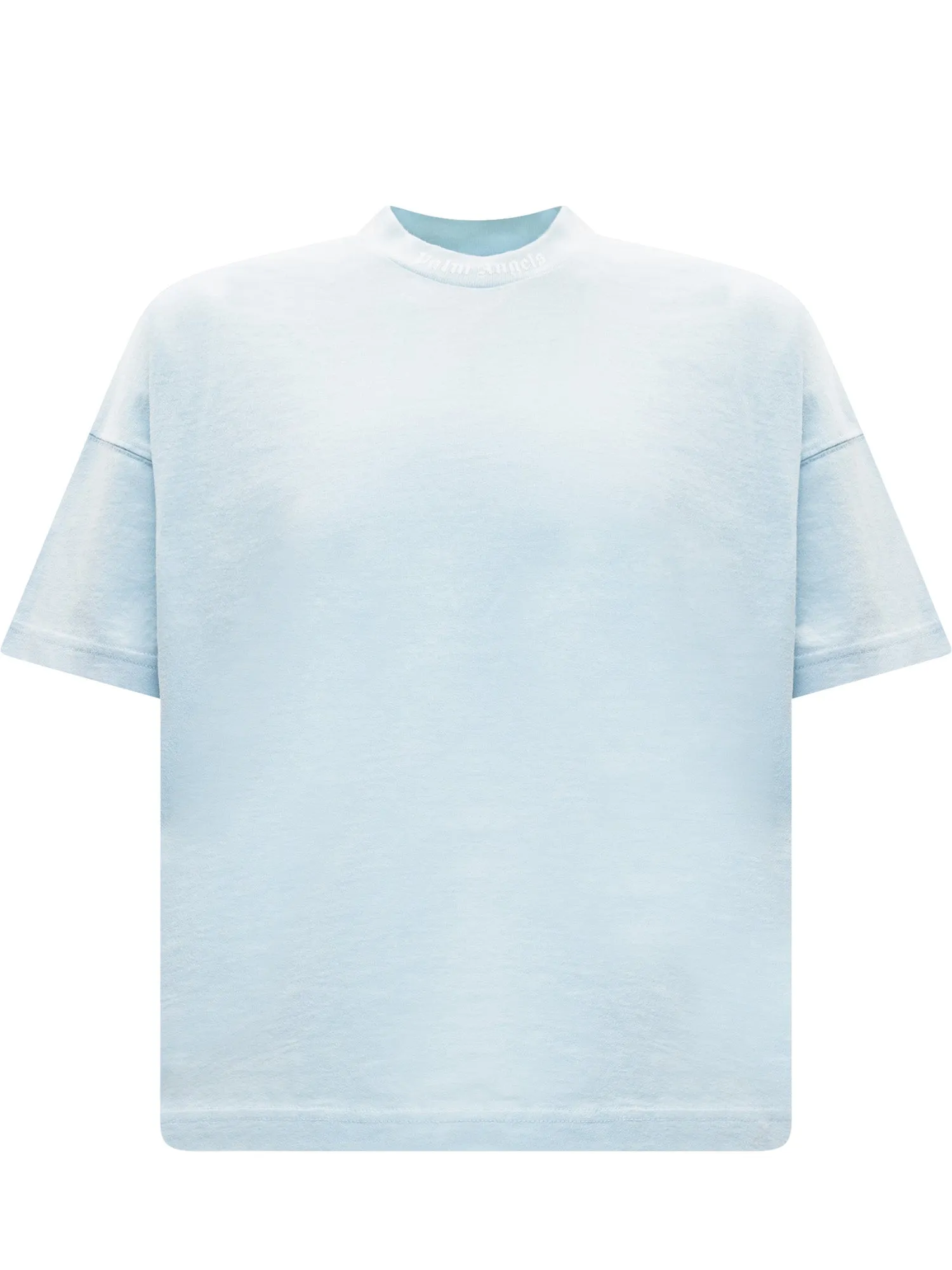 Palm Angels Kids Logo Print Crewneck T-Shirt