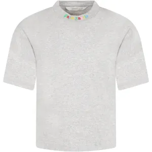 Palm Angels Kids Logo Print T-Shirt