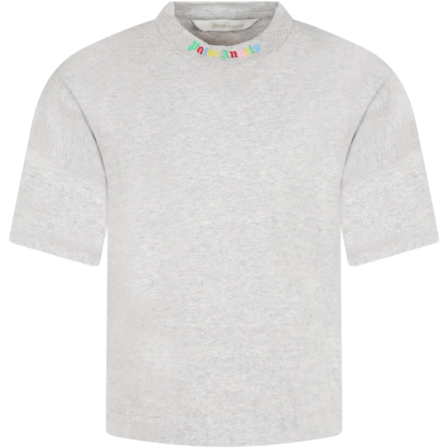 Palm Angels Kids Logo Print T-Shirt