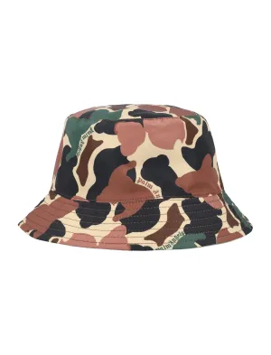 Palm Angels Kids Reversible Camouflage Print Bucket Hat