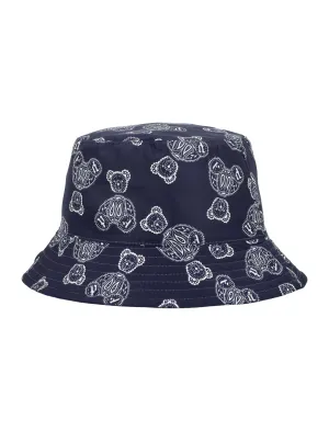 Palm Angels Kids Reversible Teddy Bear Motif Bucket Hat