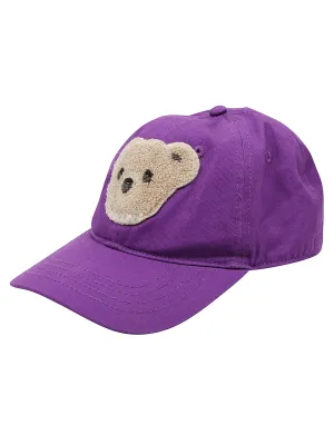 Palm Angels Kids Teddy Bear Embellished Baseball Cap
