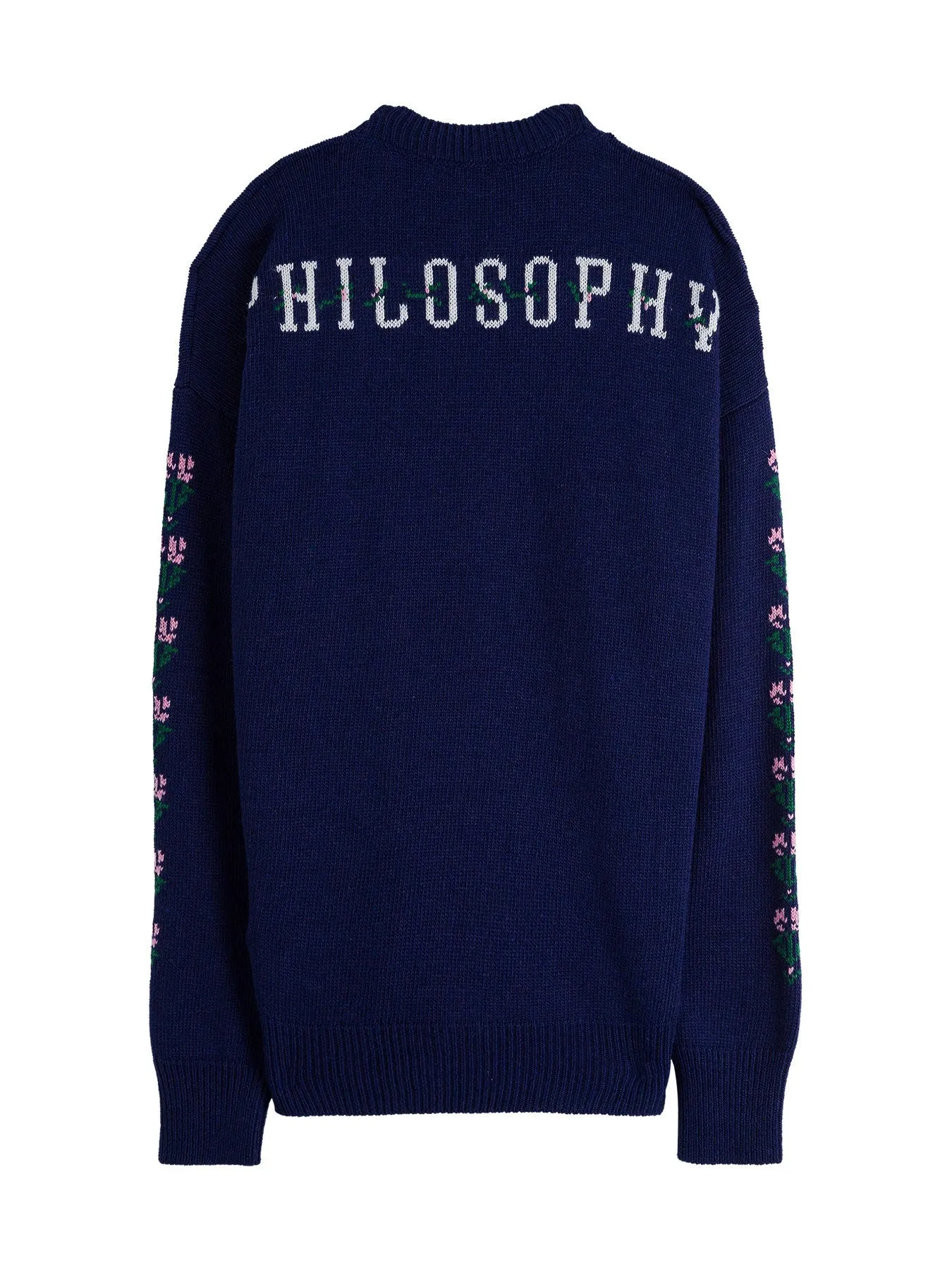 Philosophy Di Lorenzo Serafini Kids Floral Logo Intarsia Cardigan