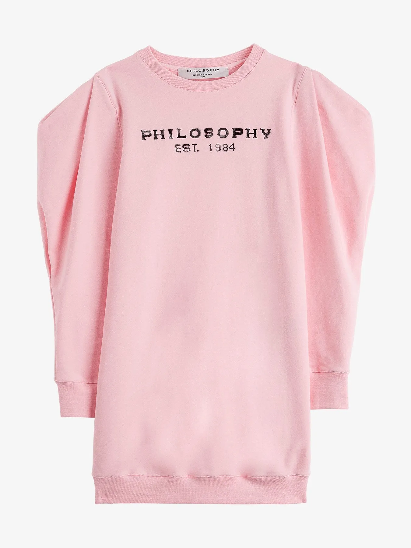 Philosophy Di Lorenzo Serafini Kids Logo Embroidered Sweatshirt Dress