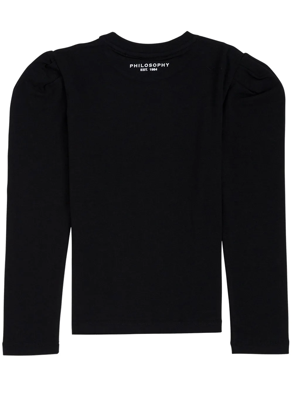 Philosophy Di Lorenzo Serafini Kids Logo Printed Puff Sleeve Sweatshirt