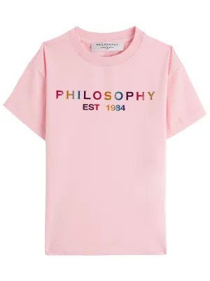 Philosophy Di Lorenzo Serafini Kids Logo Printed T-Shirt
