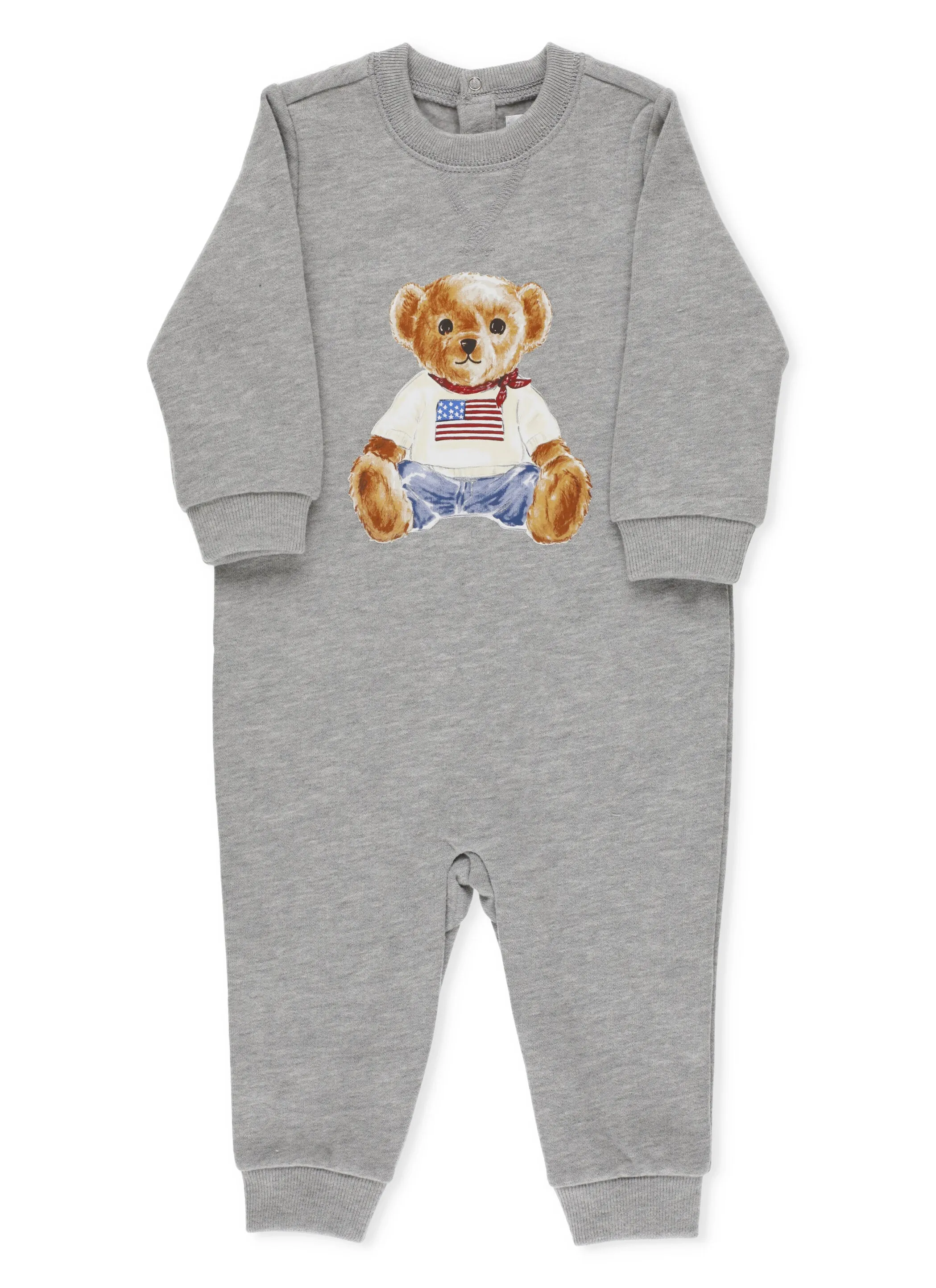 Ralph Lauren Kids Bear Printed Onesie