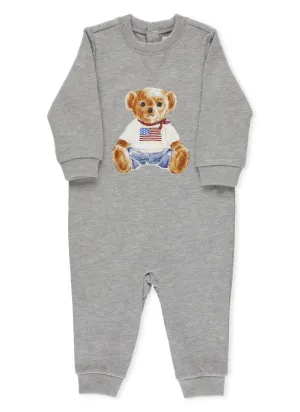 Ralph Lauren Kids Bear Printed Onesie