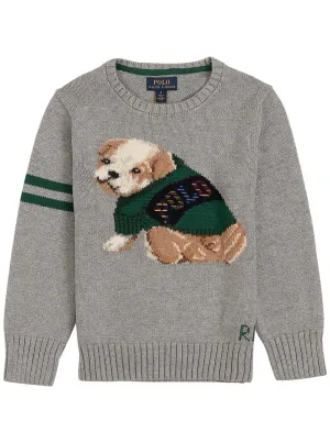 Ralph Lauren Kids Bulldog Knit Jumper